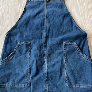 Copper Key Blue Denim Apron dress